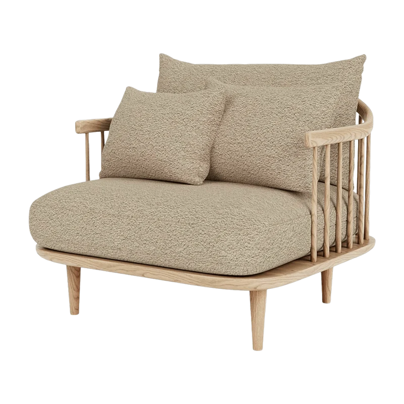 Fauteuil chêne huilé clair Fly SC1 - &tradition