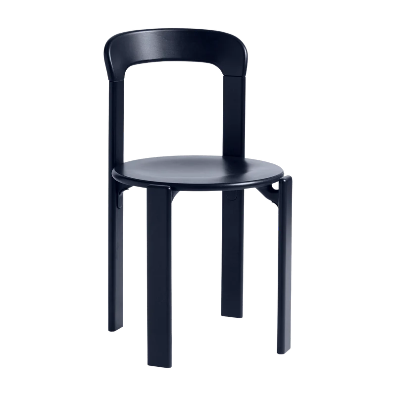 Chaise en bois de hêtre bleu foncé Rey - HAY