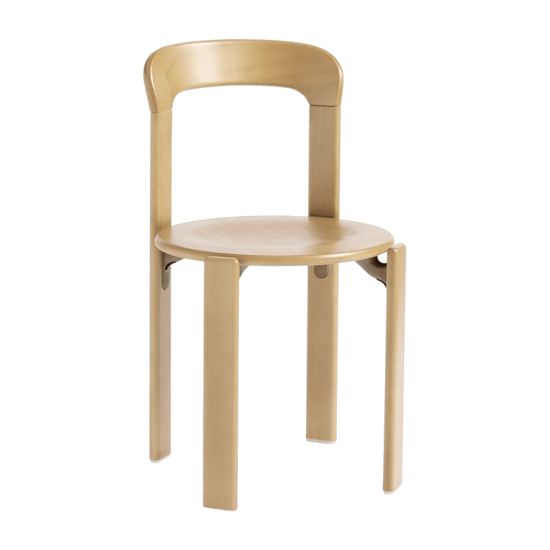Chaise en bois de hêtre dorée Rey - HAY