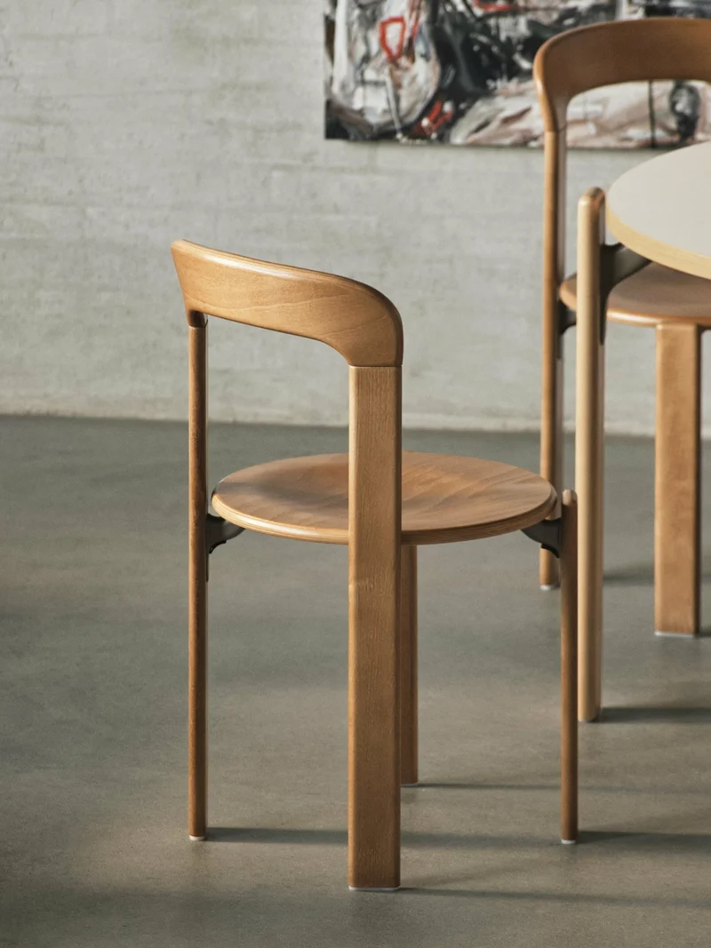 Chaise en bois de hêtre dorée Rey - HAY