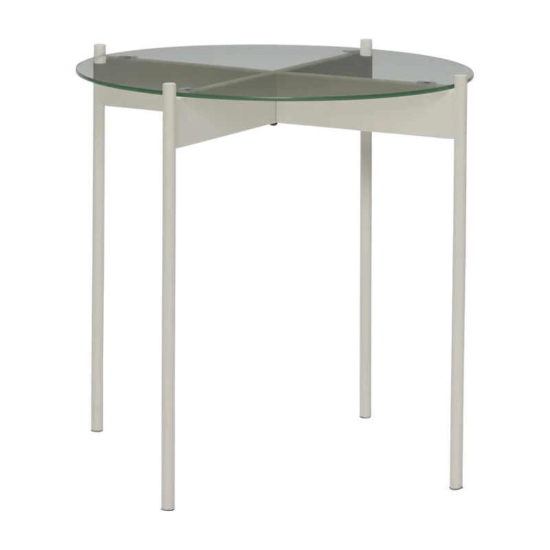 Table d'appoint en verre sable Beam - Hübsch