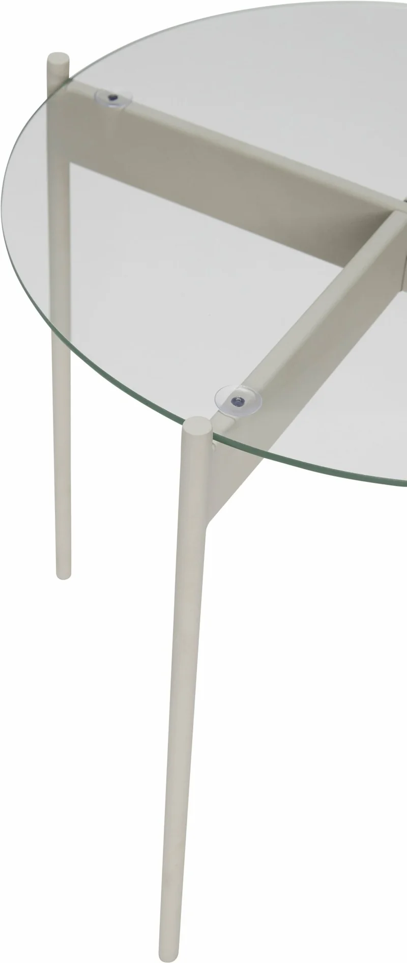 Table d'appoint en verre sable Beam - Hübsch