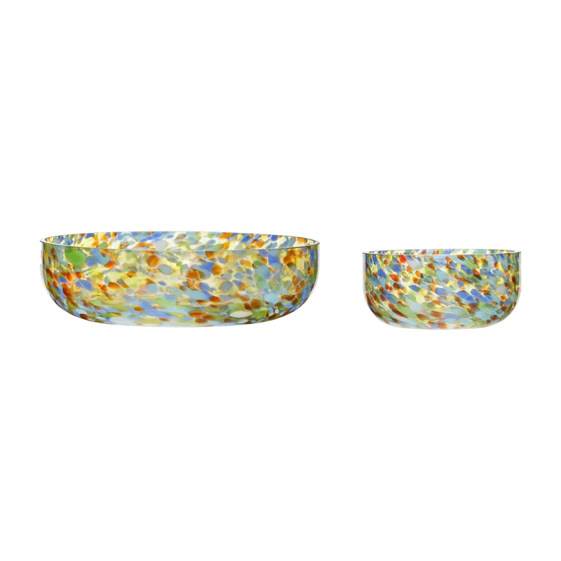 Set de 2 bols en verre Confetti - Hübsch