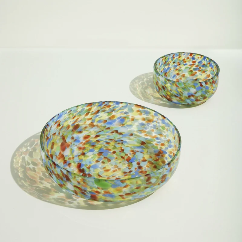 Set de 2 bols en verre Confetti - Hübsch