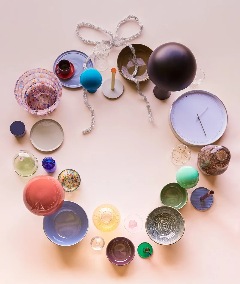 Set de 2 bols en verre Confetti - Hübsch