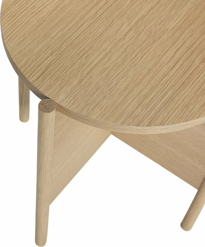 Table d'appoint en chêne naturel Heritage - Hübsch