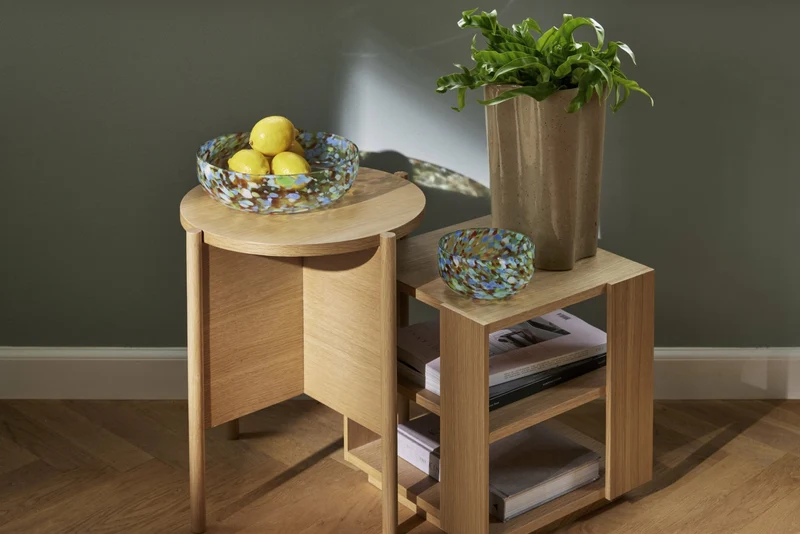 Table d'appoint en chêne naturel Heritage - Hübsch