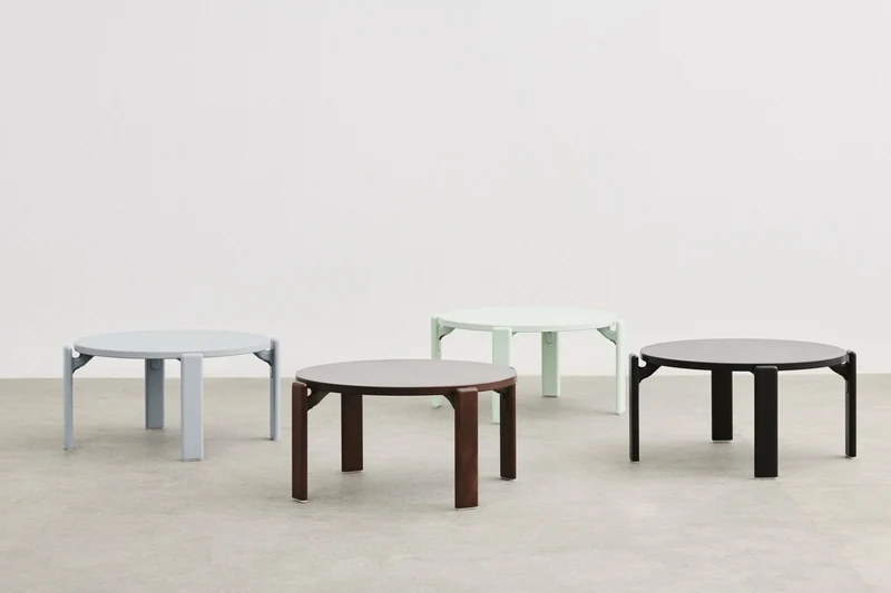 Table basse en bois de hêtre noire Rey - HAY