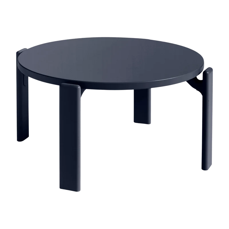 Table basse en bois de hêtre bleu foncé Rey - HAY