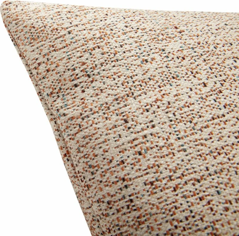 Coussin 60 x 60 cm sable et orange Speckle - Hübsch