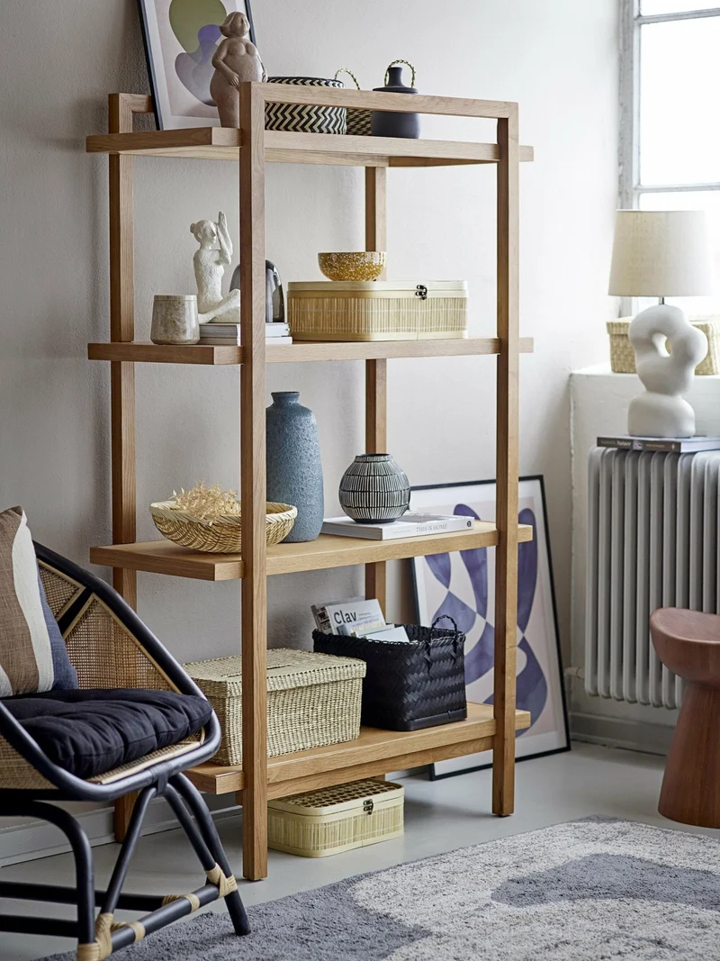 Fauteuil en Rotin noir Loue - Bloomingville