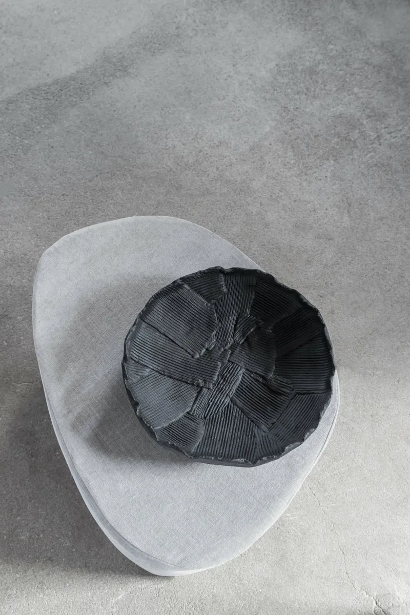 Pouf gris clair Salon - Mette Dittmer