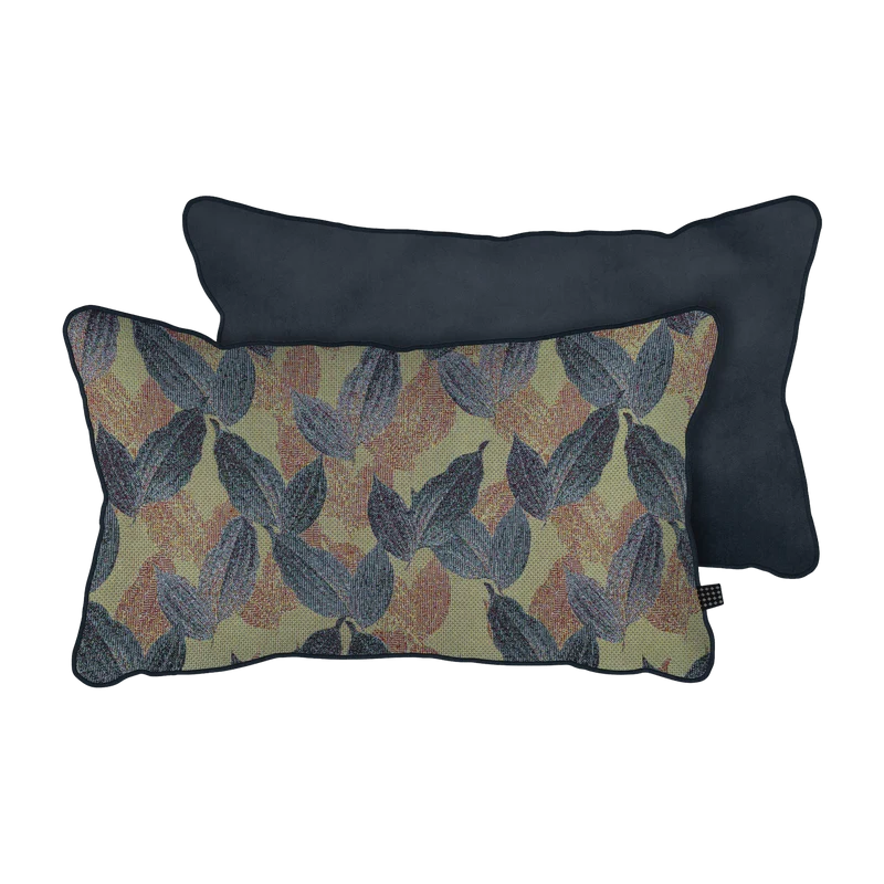 Coussin Blue Leaves 50x30 cm - Mette Ditmer