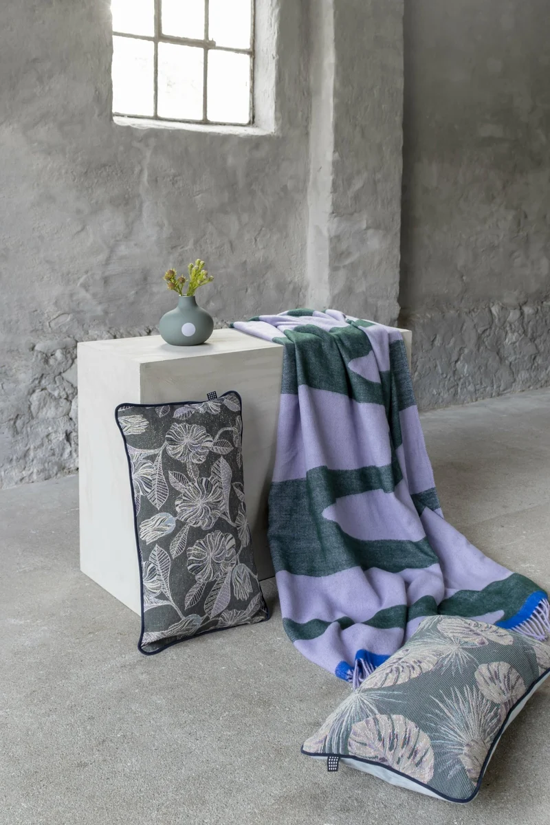 Coussin Green Flower 50x30 cm - Mette Ditmer