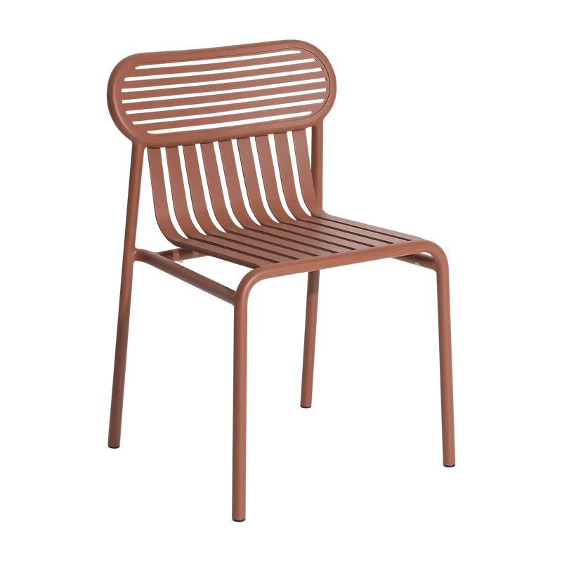 Chaise de jardin terracotta Week-End - Petite Friture