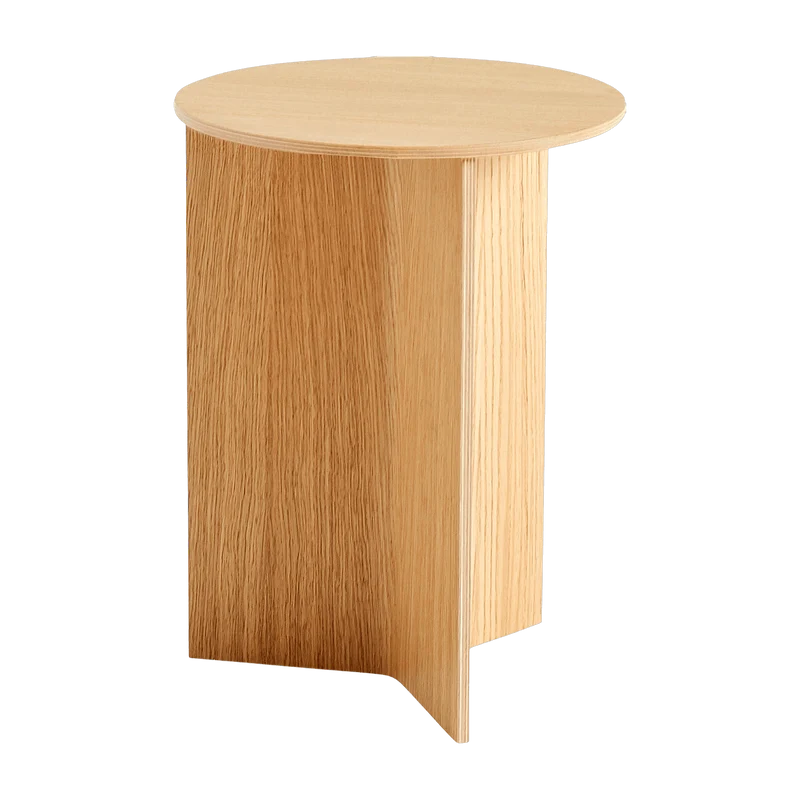 Table d'appoint en chêne naturel Slit - HAY