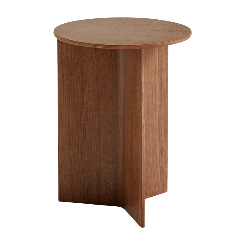 Table d'appoint en noyer Slit - HAY