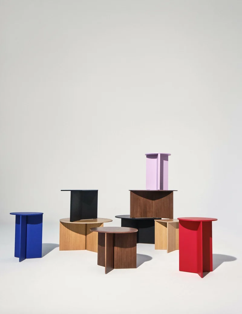 Table d'appoint en noyer Slit - HAY