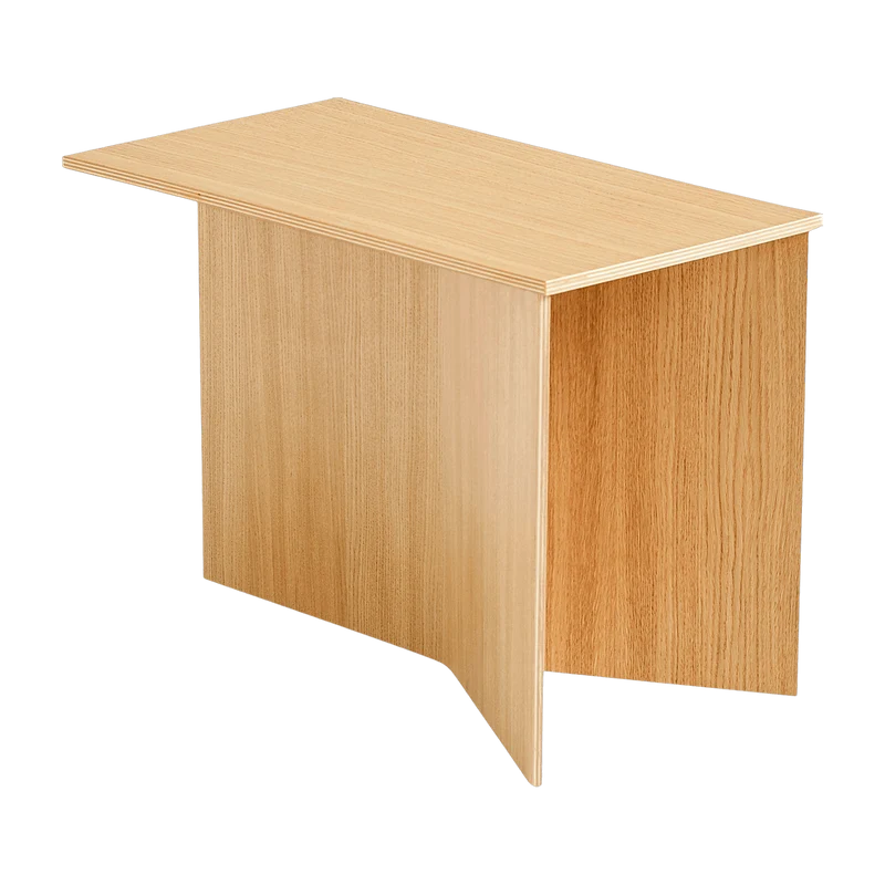 Table basse oblong en chêne naturel Slit - HAY