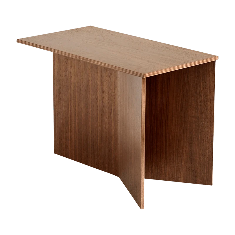Table basse oblong en noyer Slit - HAY