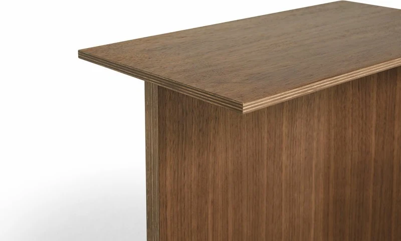 Table basse oblong en noyer Slit - HAY