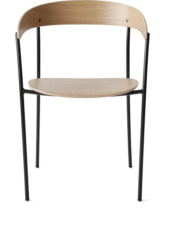Chaise avec accoudoirs en chêne Missing - New Works