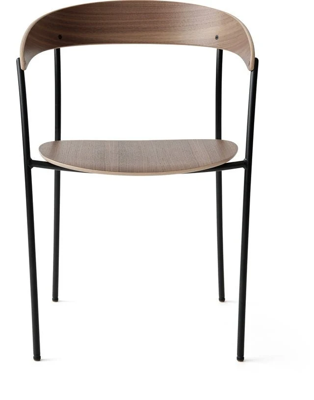 Chaise avec accoudoirs en noyer Missing - New Works