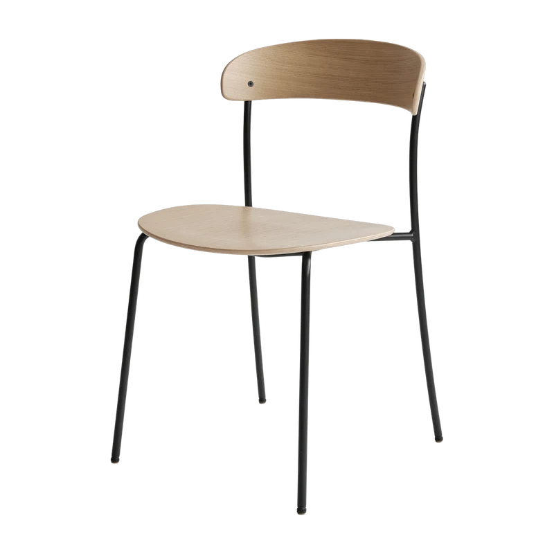 Chaise en chêne Missing - New Works