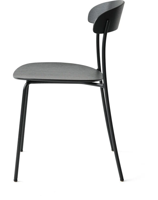 Chaise noire en frêne Missing - New Works