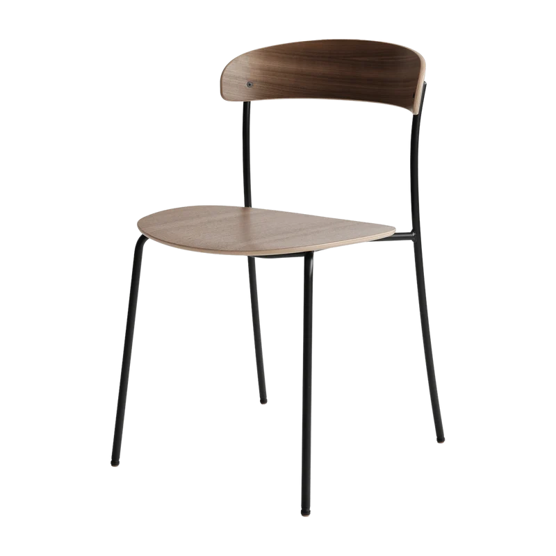 Chaise en noyer Missing - New Works
