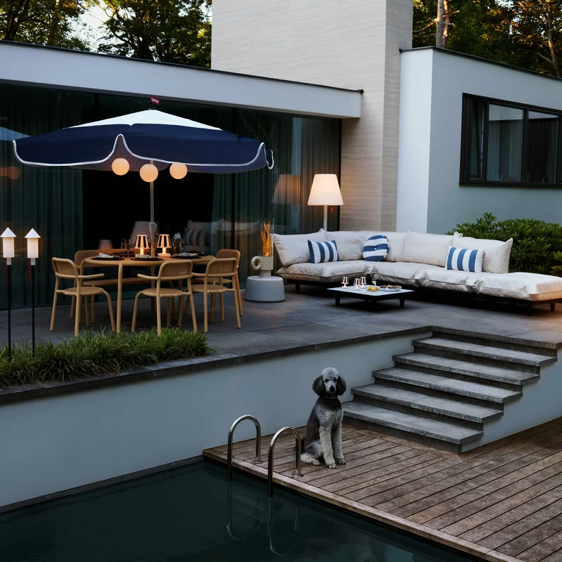 Table de jardin 6 personnes anthracite Toni Tavolo - Fatboy
