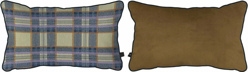 Coussin Blue Check 50x30 cm - Mette Ditmer