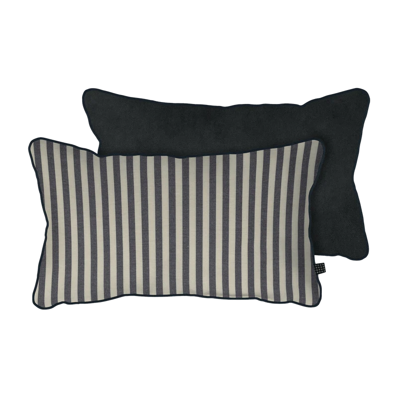 Coussin Black Stripes 50x30 cm - Mette Ditmer