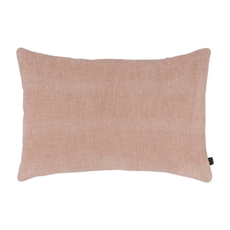 Coussin rose 60x40 cm Chenille - Mette Ditmer