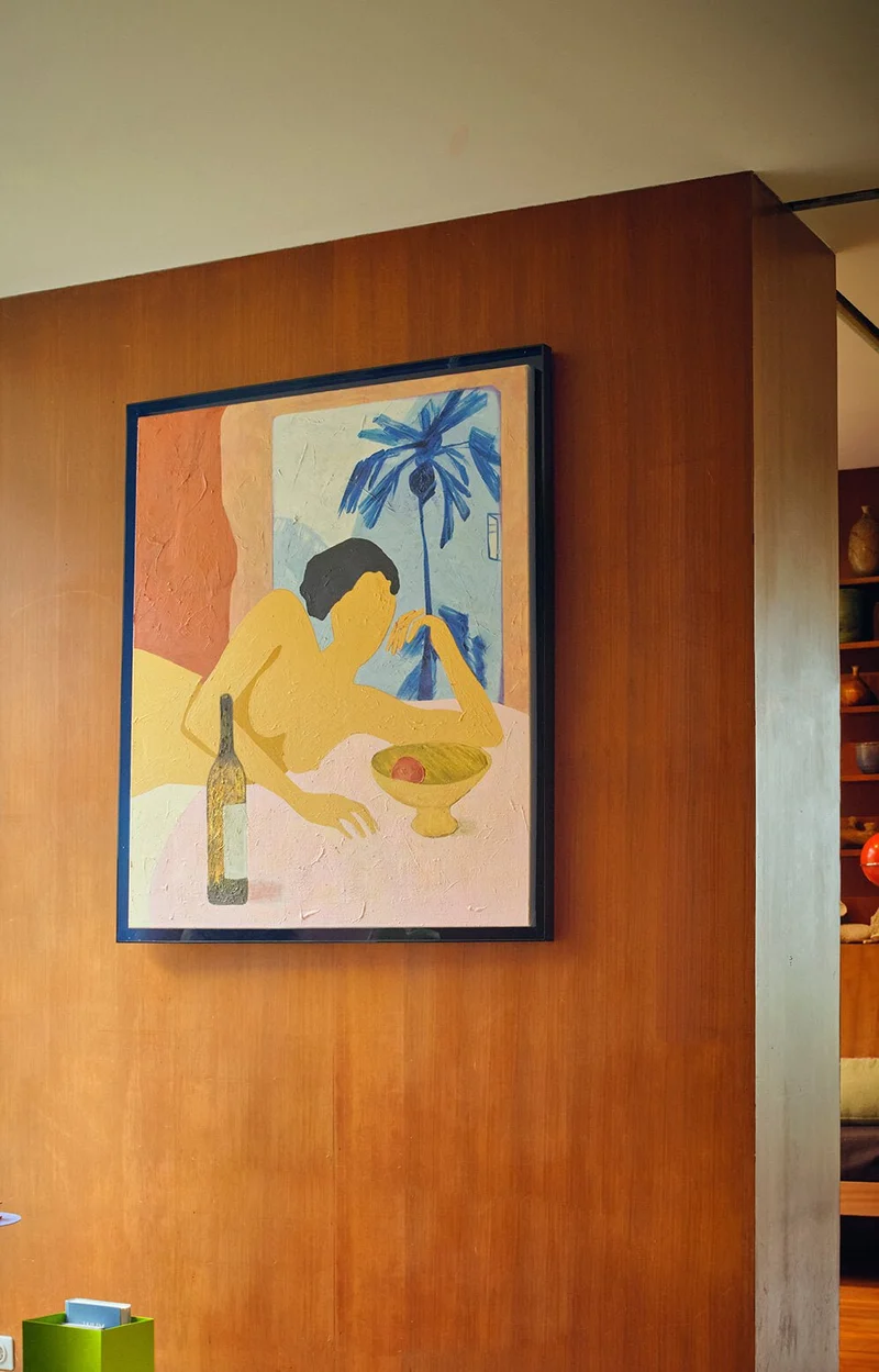 Oeuvre d'art encadrée 'Catch My Drift' 107 x 127Cm - HKliving