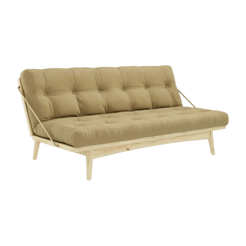 Canapé-lit beige blé Folk - Karup Design