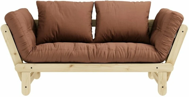 Canapé convertible 2 places marron argile Beat - Karup Design