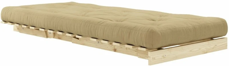 Fauteuil convertible beige blé Roots 90 - Karup Design