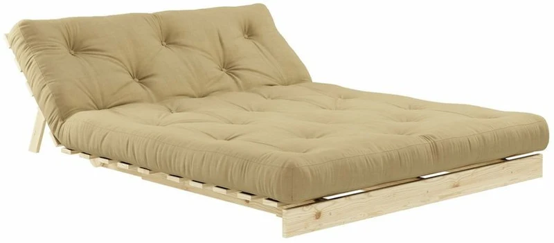 Canapé 2 places convertible beige blé Roots - Karup Design