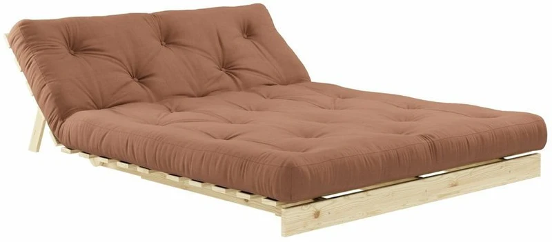 Canapé 2 places convertible marron argile Roots - Karup Design