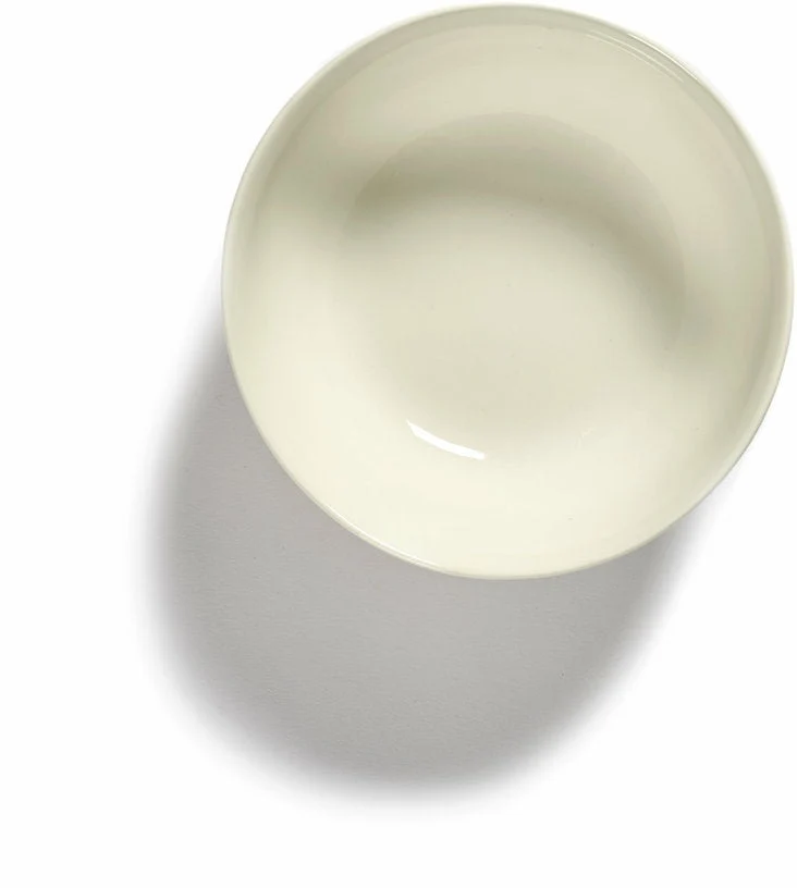 Bol L blanc avec motif rouge Feast - Serax