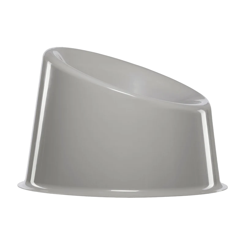 Fauteuil en polypropylène gris Panto Pop - Verpan