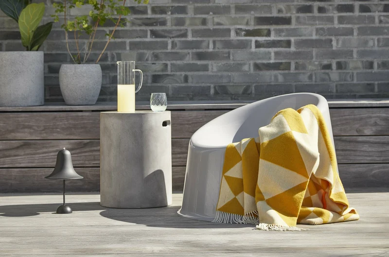 Fauteuil en polypropylène gris Panto Pop - Verpan