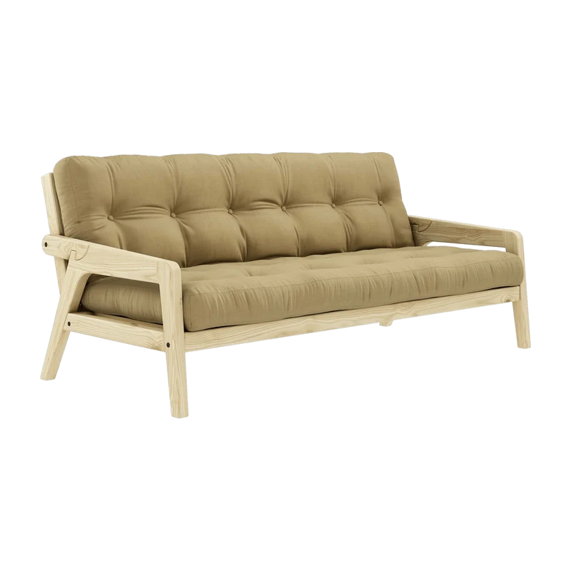 Canapé convertible beige blé Grab - Karup Design