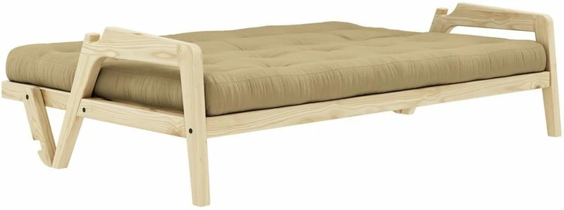 Canapé convertible beige blé Grab - Karup Design
