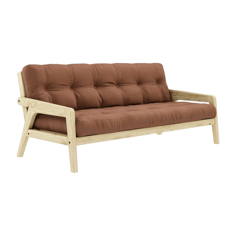 Canapé convertible marron argile Grab - Karup Design