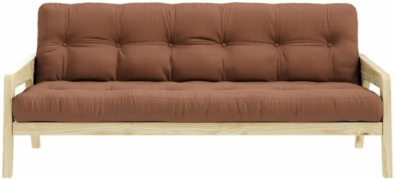 Canapé convertible marron argile Grab - Karup Design