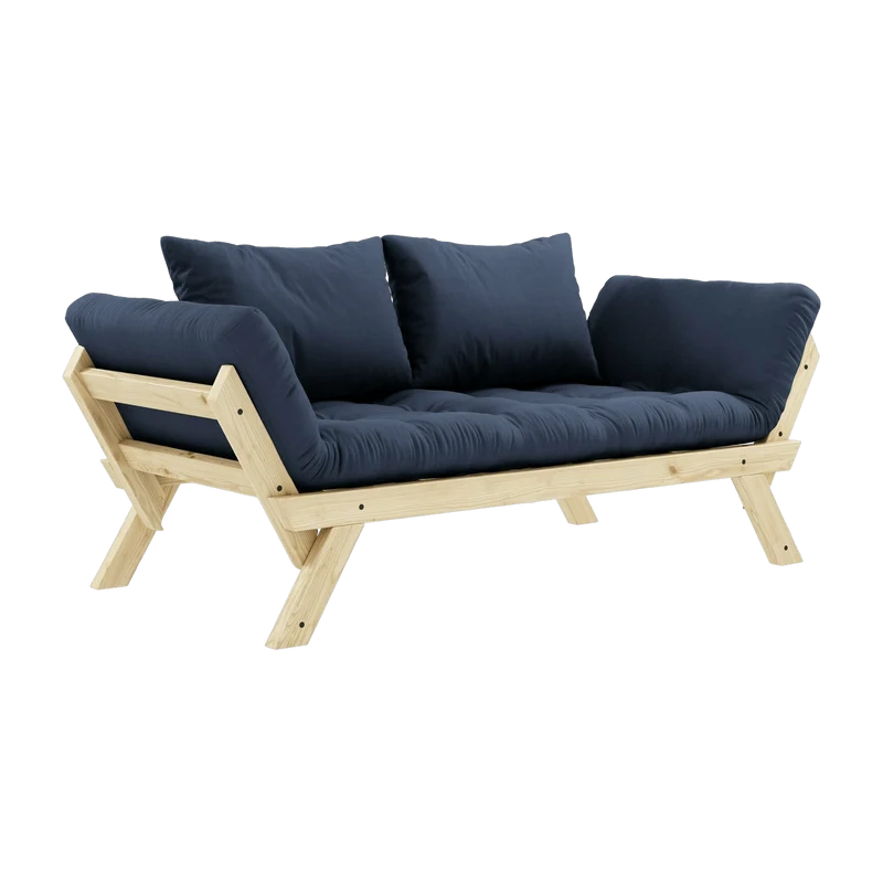 Canapé 2 places bleu marine Bepop - Karup Design