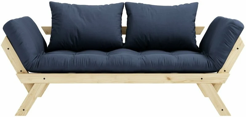 Canapé 2 places bleu marine Bepop - Karup Design