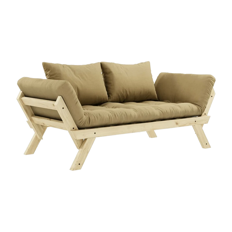 Canapé 2 places beige blé Bepop - Karup Design